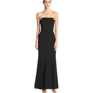 Jill Stuart Deco Neckline Black Dress